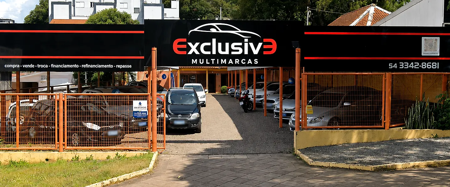 Fachada da Exclusive Multimarcas
